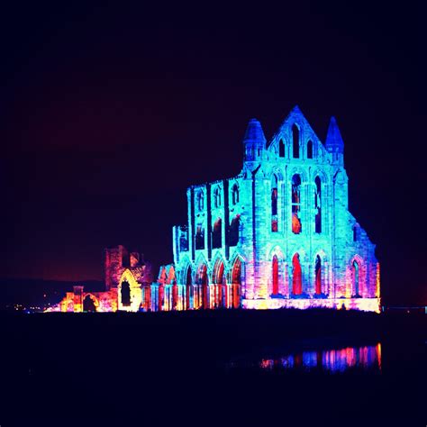 Whitby Abbey Illuminations 2nd of November 2013, Whitby Goth Weekend ...