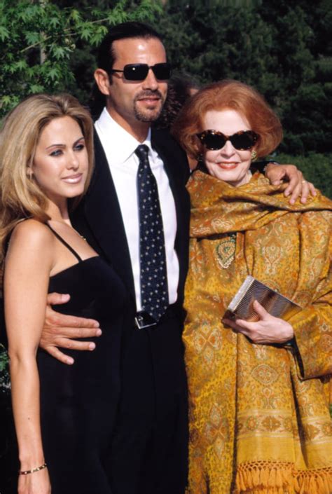 lorenzo lamas and wife shawn with mother arlene dahl at the american comedy awards la