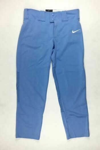 Nike Team Baseball Softball Pant Boys Medium 2 Button Light Blue