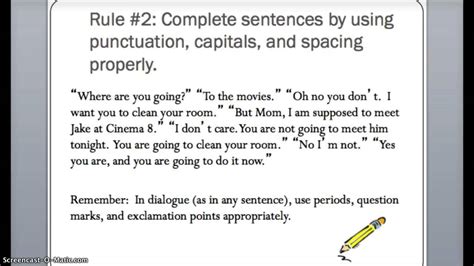 Check spelling or type a new query. Writing and Punctuation Dialogue - YouTube