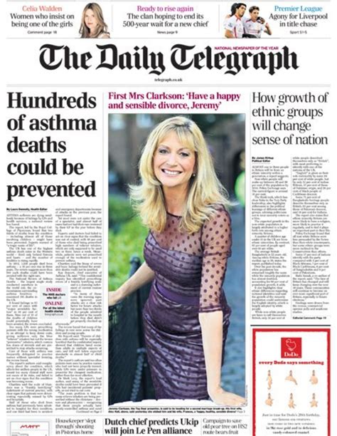 Sickness And Health On Front Pages Bbc News