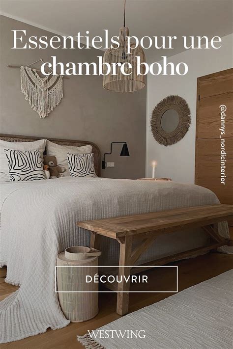 Inspirations pour une chambre à la décoration boho en 2023 Idée déco