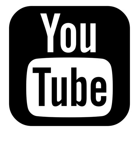 Icon Youtube Logo Png Black Png