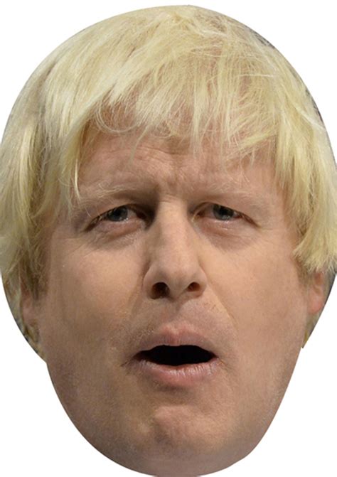 Boris Johnson Uk Politician Face Mask Celebrity