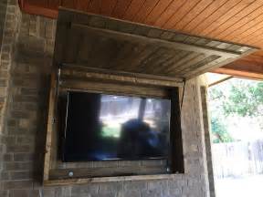 Diy living room furnitureliving room wall decor diywall cabinets living. Outdoor TV cabinet … | Outdoor tv cabinet, Patio tv ...