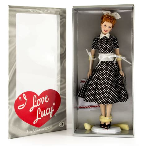 i love lucy lucille ball vinyl portrait doll by franklin mint