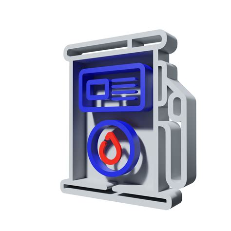 3d Icon Gas Station Png Transparent 8492886 Png
