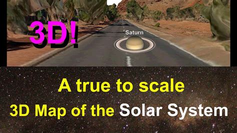 3d Solar System Map At Scale 16000000000 1 Six