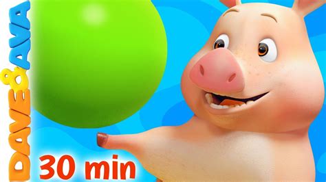 🐽 Color Song This Little Piggy And More Nursery Rhymes Learn Colors