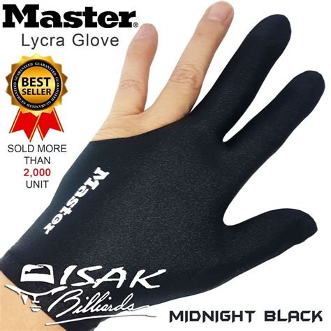 Jual Master Billiard Glove Lycra Finger Sarung Tangan Biliar