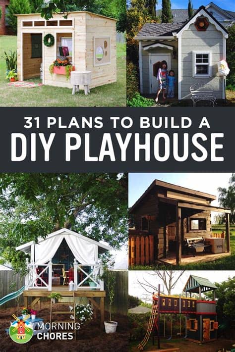 Chose from any of a dozen different little cottages and cabins. 31 Free DIY Playhouse Plans to Build for Your Kids' Secret ...