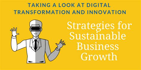 Digital Transformation And Innovation Strategies For Sustainable