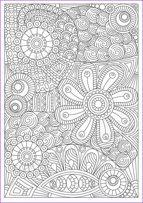 Esta actividad relajante se puede practicar en cualquier lugar y no es necesario tener talentoartístico. Zentangle art Coloring page 19 for adult, PDF printable, tangle inspired in 2020 (With images ...