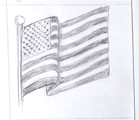 How To Draw A Waving Flag Step By Step You Should Draw Along While