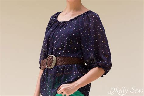 Sew A Free Peasant Top Pattern Melly Sews