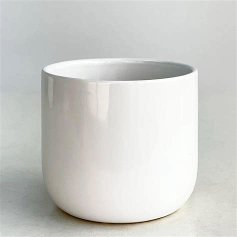 Ceramic Round White Vase Decora Home Home Décor And Accesories