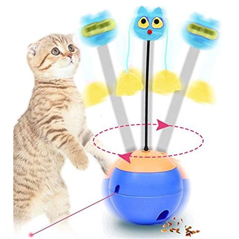Foonee Interactive Cat Toys 3 In 1 Multi Function Automatic Spinning