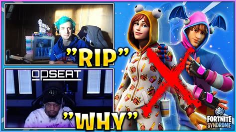 Streamers React To New Onesie Pajama And Kpop Skins Removed From