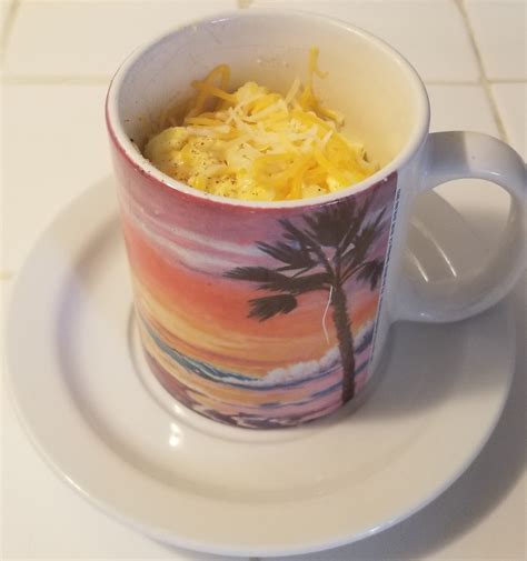 Carries Kitchen Creations Fluffy Microwave Scrambled Eggs In A Cup