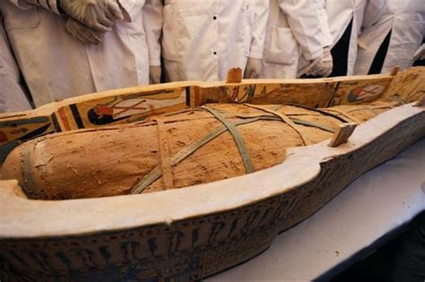 Egypt Unveils Biggest Ancient Coffins Found In Luxor With Inscriptions