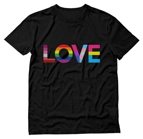 men s pride t shirt by tstars love rainbow flag design lgbt apparel gay pride clothing