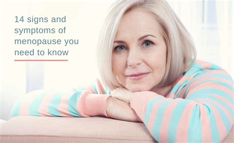 14 Signs And Symptoms Of Menopause You Need To Know Wollongong