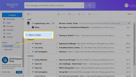 How To Make Yahoo Mail Folders