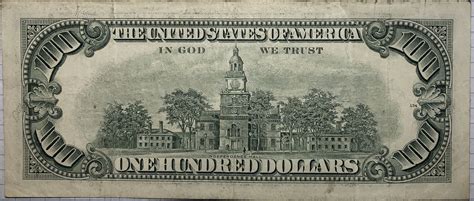 100 Dollars Federal Reserve Note Small Portrait États Unis Numista