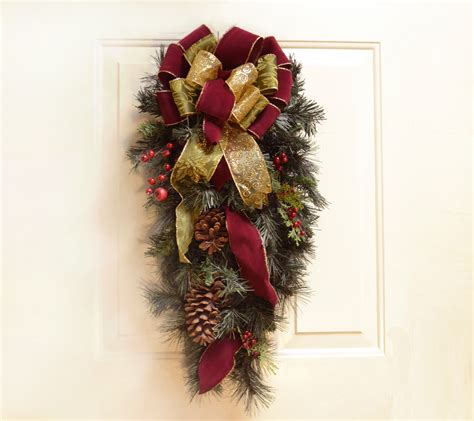 Send beautiful flower arrangements to brighten someone's day! Christmas Bows-Set of 2 Gold and Burgundy Bows CR1005 ...