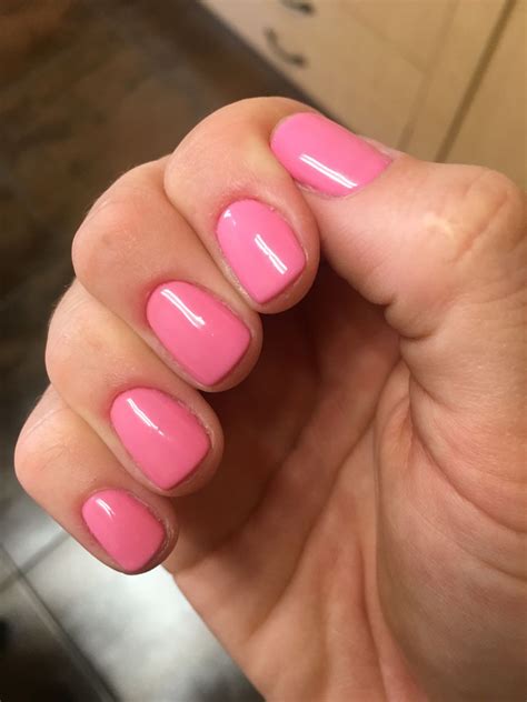 Bubblegum Pink Gel Nails Pink Gel Nails Beauty Secrets Beauty Products Aesthetic Design