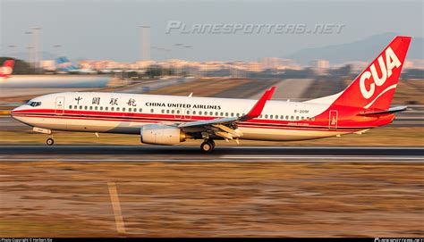 B 209f China United Airlines Boeing 737 89pwl Photo By Herbert Xie