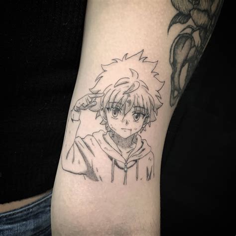 I Did Another Killua Tattoo And Had To Show You Guys Hope Yall Enjoy