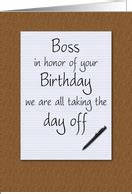 Picking out birthday cards for your boss, manager, or other supervisors is easy with hallmark business connections greeting card line. Funny Birthday Cards For Boss from Greeting Card Universe