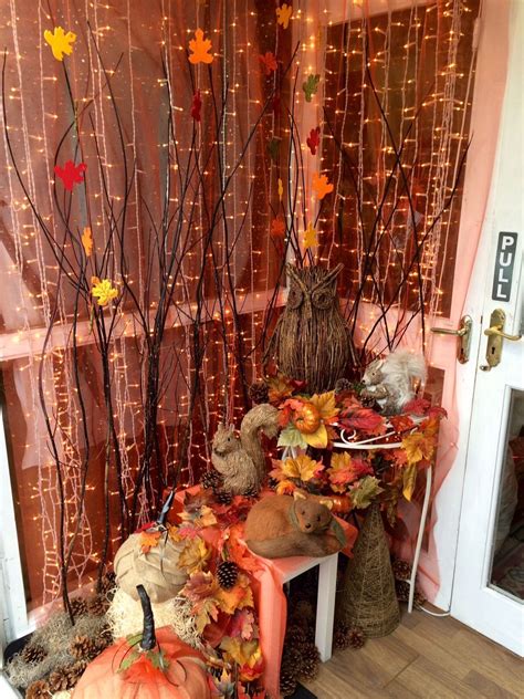 Our New Window Display For Autumn 2015 With Willow Branches Autumn