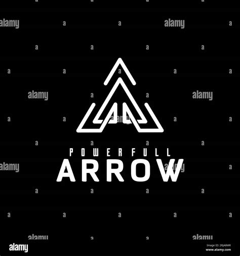 Letter A And Arrow Logo Stock Vector Image And Art Alamy