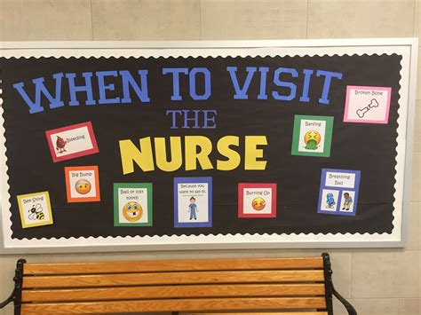 School Nurse Bulletin Board Ideas