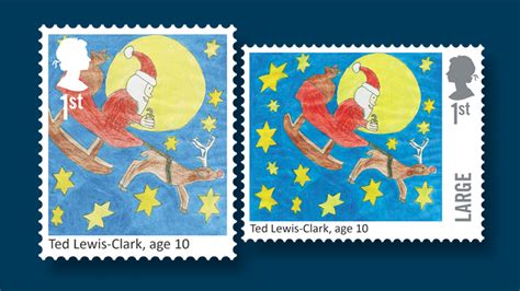 Britains New Christmas Stamps Feature Childrens Designs And Famous