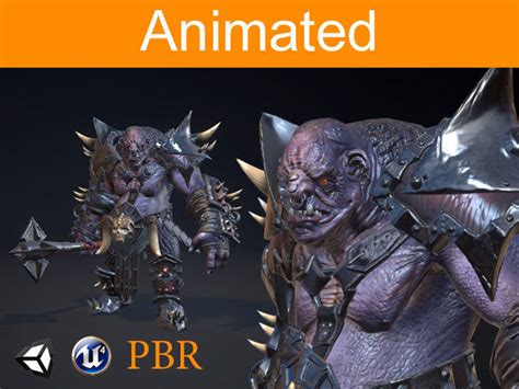 Rpg Troll 3d Asset Animated Cgtrader