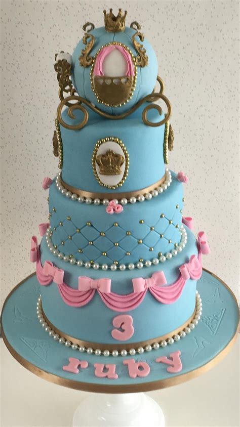 Cinderella Cake Decorated Cake By Onceuponacupcake Cakesdecor