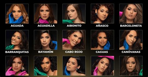 Miss Universe Puerto Rico 2023 Meet The Contestants