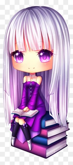 Lilac By Hyanna Natsu On Deviantart Anime Chibi Girl With Purple Hair