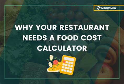 How to calculate restaurant food cost percentage what is the food cost formula and how can you use it to calculate your restaurants food cost percentage. MarketMan | FREE Food Cost Calculator: Tools & Formulas ...