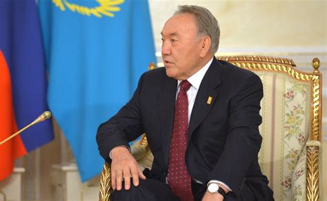 Talks with President of Kazakhstan Nursultan Nazarbayev • President of ...