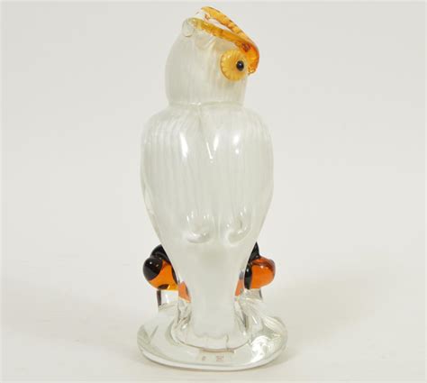 Lot Dale Tiffany Art Glass Owl Figurine