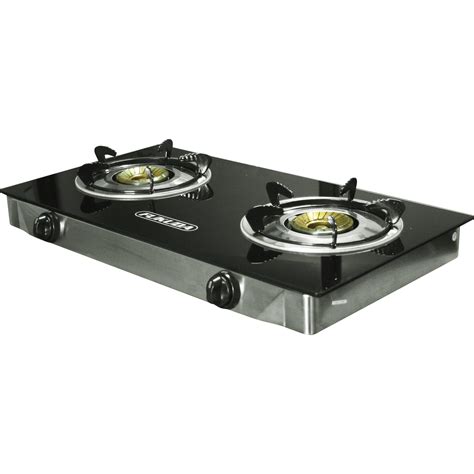 Free shipping cash on delivery best offers. Fukuda FGS900GL Glass Top Double Burner Gas Stove | Home ...