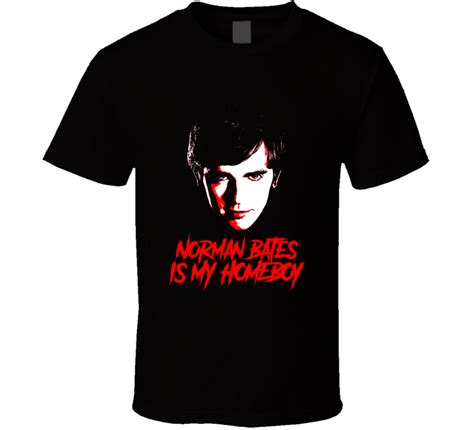 Norman Bates Is My Homeboy Hotel Psycho Villain T Shirt