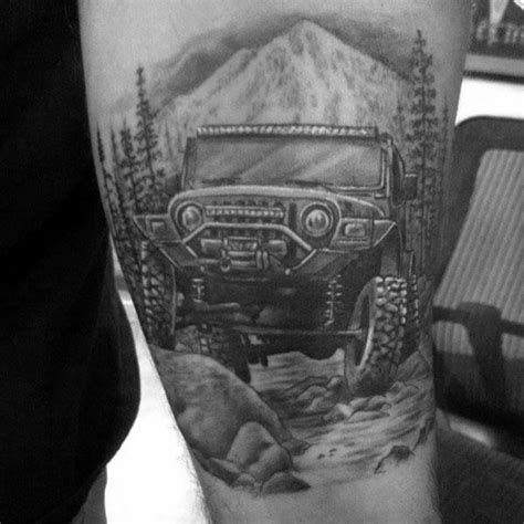80 Amazing Jeep Tattoos For Men 2024 Inspiration Guide