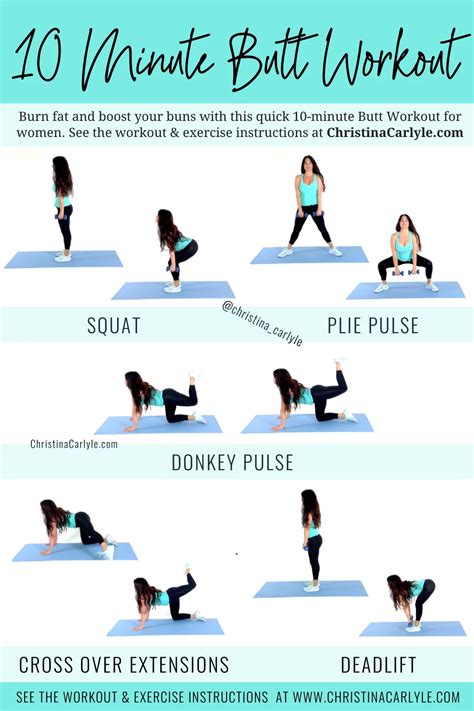 Minute Butt Workout For A Perky Lifted Booty