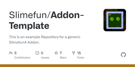 Github Slimefunaddon Template This Is An Example Repository For A