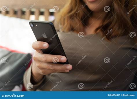 close up woman texting message editorial image image of january cellular 86236315